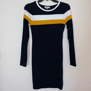 Long sleeve Black Bodycon dress